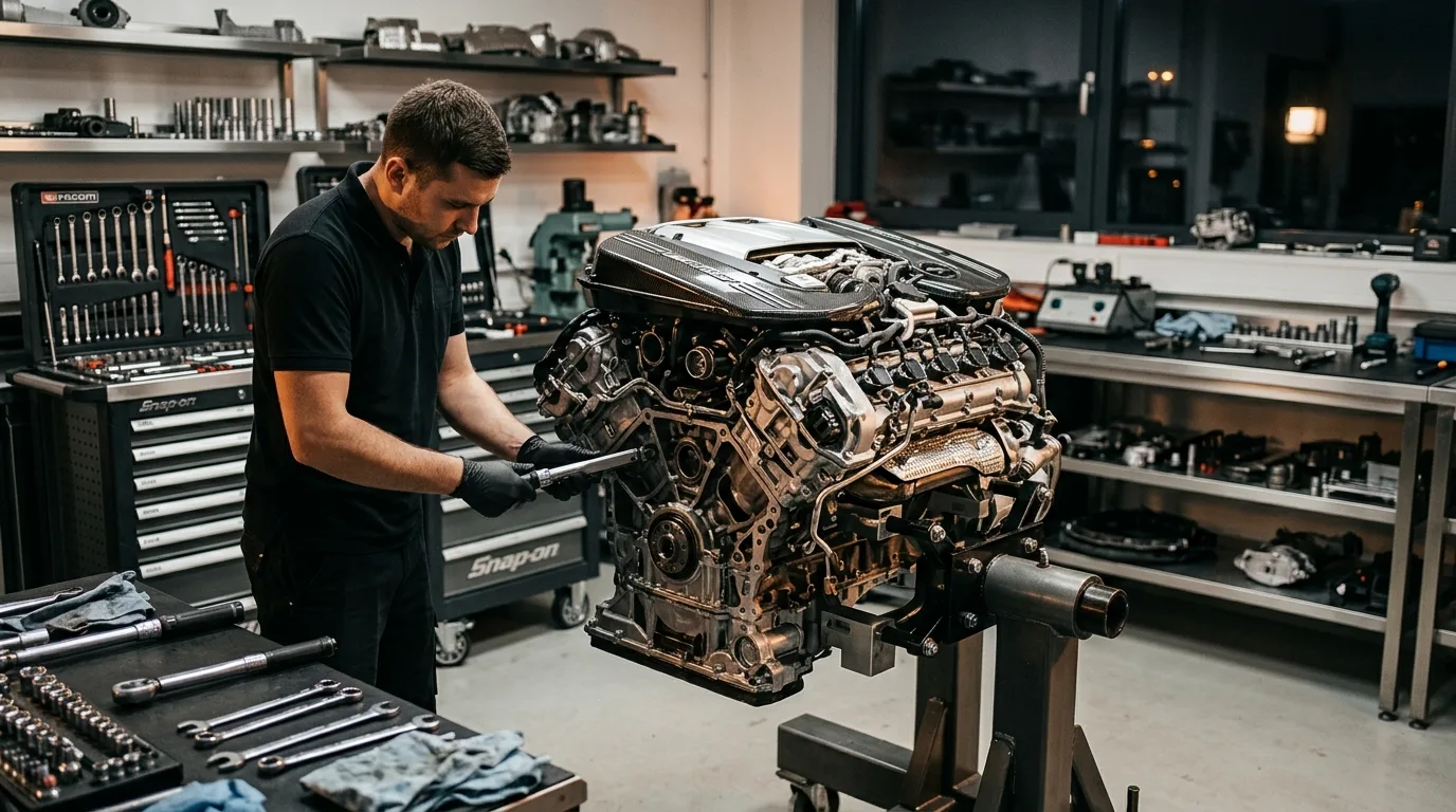 Mercedes-Benz otomatik şanzıman kontrolünü gösteren temsili görsel